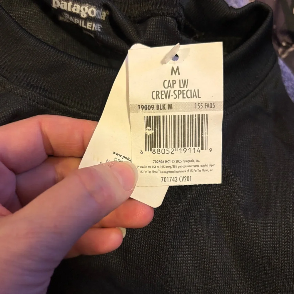 NWT Patagonia men’s Capilene Cool Lightweight Long-Sleeve Shirt sz M - Picture 5 of 7